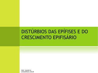 TRATAMENTO

   Conservador. Opção para o menisco discóide de
    tamanho normal e fixo, e consta basicamente de
    reforço e alongamento dos estabilizadores dinâmicos
    do joelho.
   A persistência de sintomas leva à degeneração
    secundária da articulação com artrose havendo
    indicação de cirurgia.
   Cirúrgico. Ressecção do menisco por via artroscópica
    ou por artrotomia convencional. A ressecção do
    menisco pode ser:
               PROF. VAGNER SÁ - SAVAGNER@IG.COM.BR
 