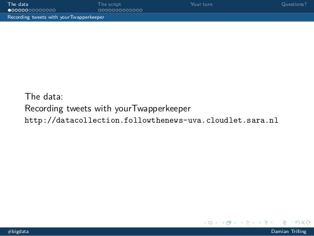 Analyzing social media with Python and other tools (2/4)