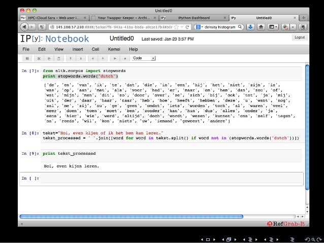 Analyzing social media with Python and other tools (3/4)
