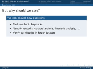 Analyzing social media with Python and other tools (1/4) | PDF