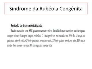 Síndrome da Rubéola Congênita
 