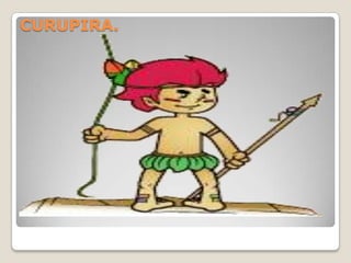  É UMA COBRA DE FOGO, MAS SEU FOGO NÃO QUEIMA A MATA.   SE ALIMENTA DE QUALQUER OLHO BRILHANTE QUE ACHAR.POR ISSO, SE VOCÊ VER UM BOITATÁ DEVE FECHAR OS OLHOS ATÉ ELE IR EMBORA. 