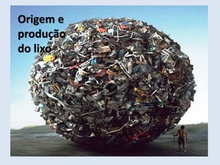 Origem e
produção
do lixo
 