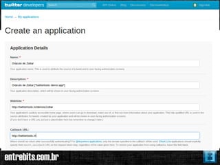 5. Registrando uma aplicação
 
