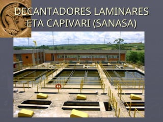 DECANTADORES LAMINARES
DECANTADORES LAMINARES
ETA CAPIVARI (SANASA)
ETA CAPIVARI (SANASA)
 