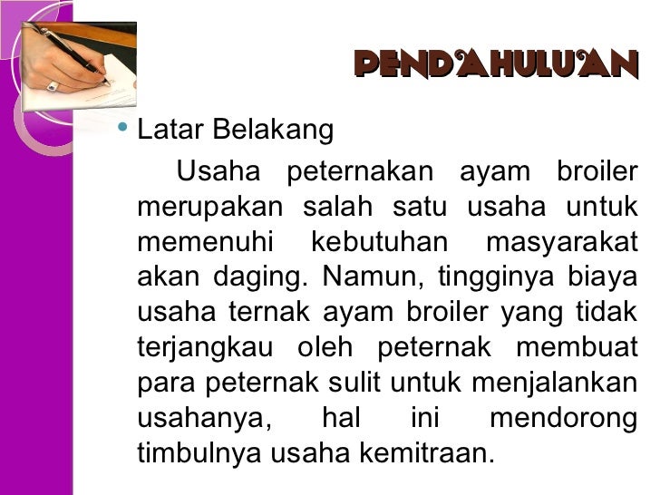 Latar Belakang Membuat Usaha Ayam Bakar | slide seminar hasil Latar Belakang Membuat Usaha Ayam Bakar | slide seminar hasil