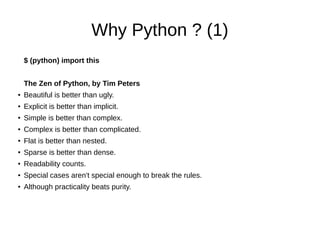 Introduce Python | PPT