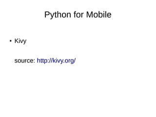 Introduce Python | PPT