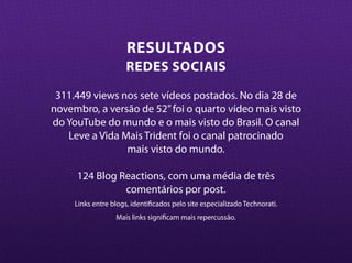 Case de Guerrilha para Trident (PR Stunt)