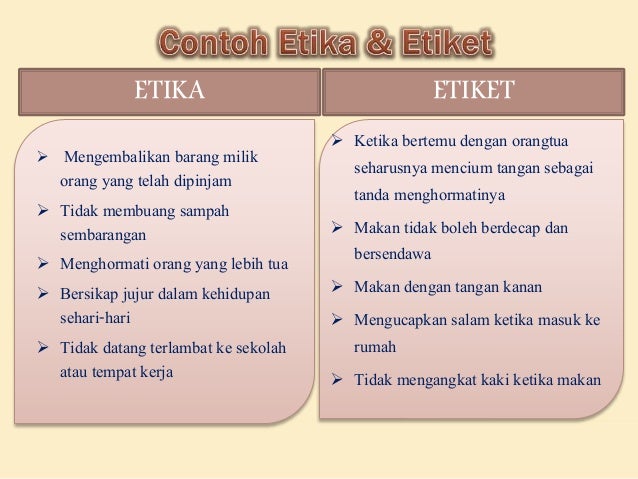 Contoh Etika Umum Khusus Individu Dan Sosial - Simak Contoh Etika Umum Khusus Individu Dan Sosial - Simak