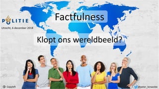 Copyleft @peter_tenwolde
Klopt ons wereldbeeld?
Factfulness
Utrecht, 6 december 2018
 