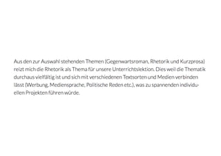 1. eine Frage stellen und die Antwort
bewerten  
 
»Beurteilen Sie, ob folgender Text die
Kriterien von Wolf Schneider erfüllt.
Begründen Sie.« 
 