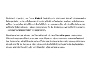 3. Kompetenzvorgaben  
 
»Stilvorgaben für journalistische
Texte kennen und anwenden
können«
 