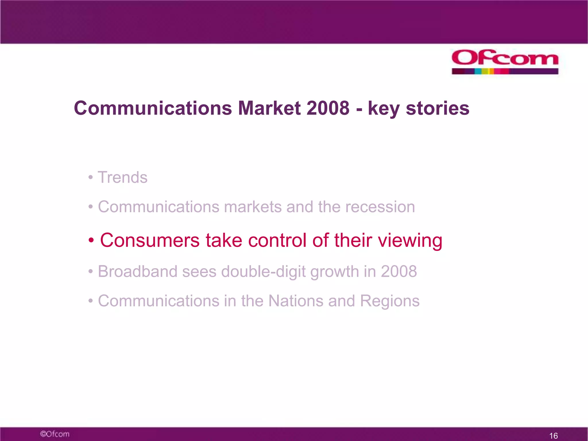  Broadband sees double-digit growth in 2008