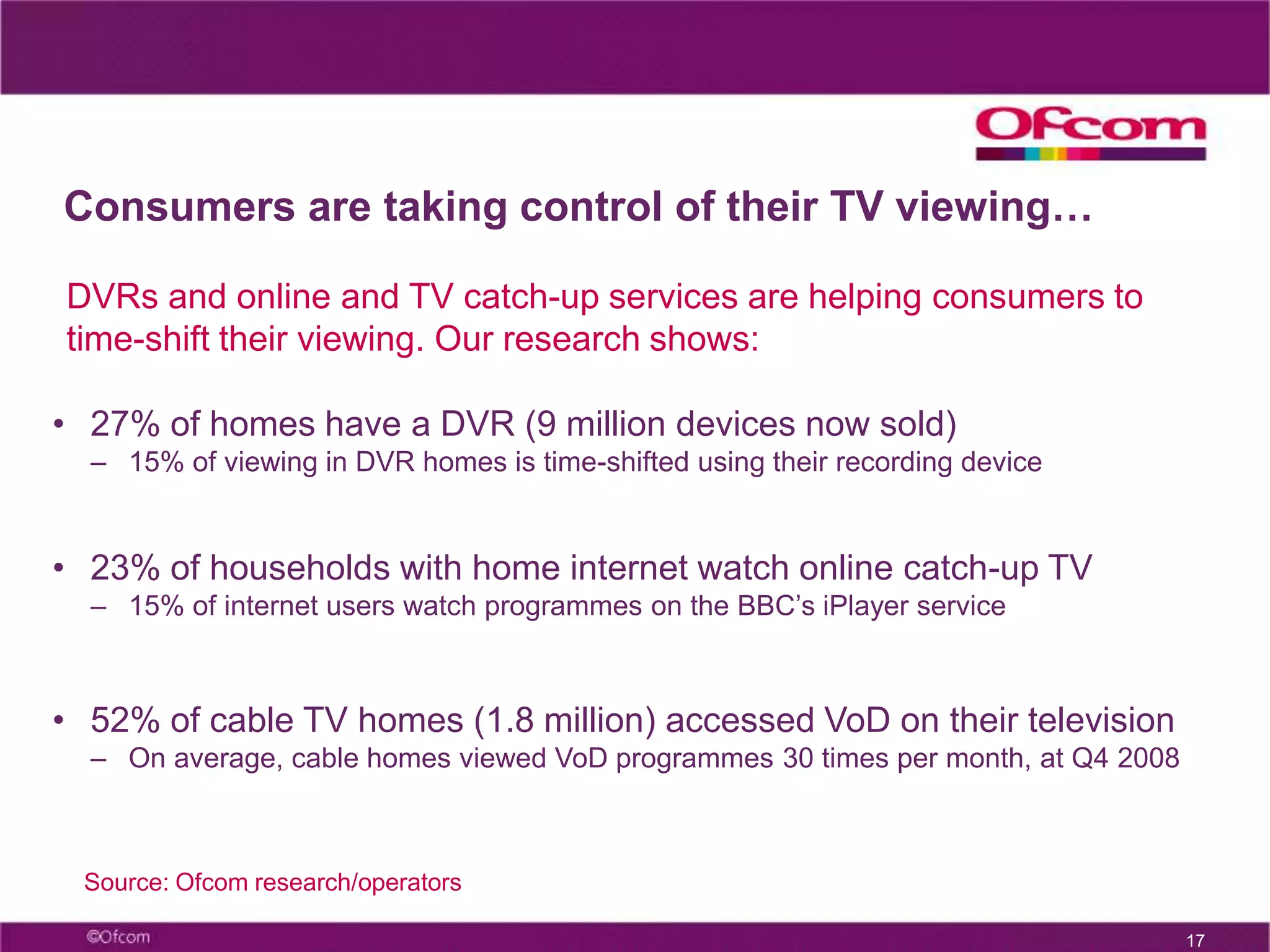  Communications in the Nations and Regions9Communications industries generated revenue of £51.8bn in 2008, but growth slowed…Industry revenue grew by 0.2% (compared to 3.5% in 2007)Total