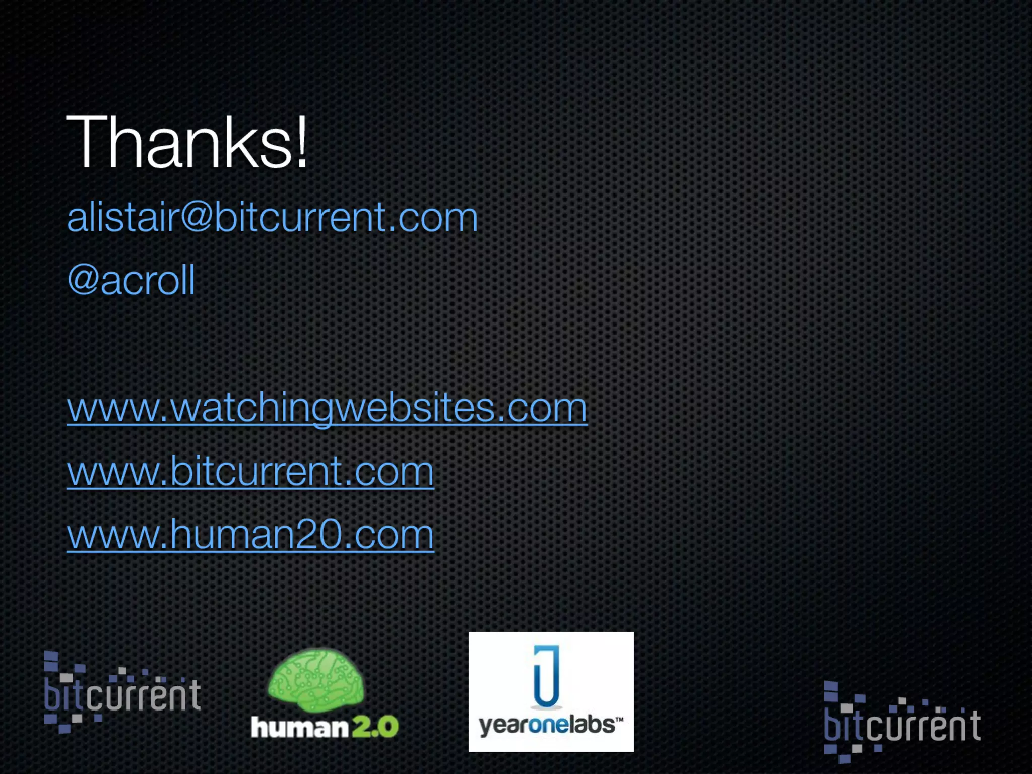 Slides from a lecture at Concordia's Desautels school of management