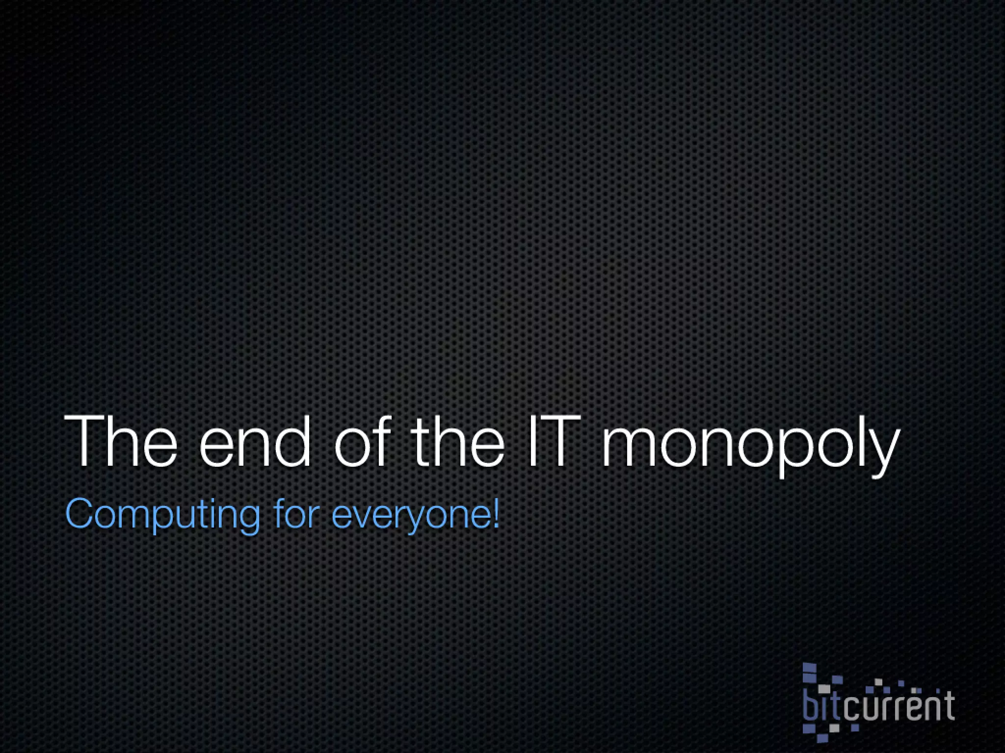 Slides from a lecture at Concordia's Desautels school of management