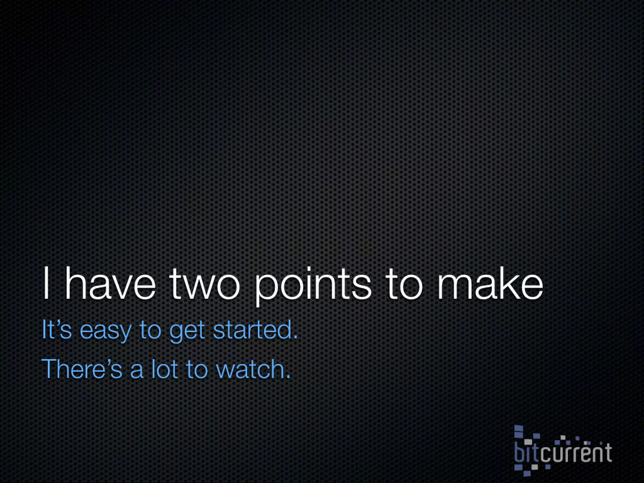 Slides from a lecture at Concordia's Desautels school of management