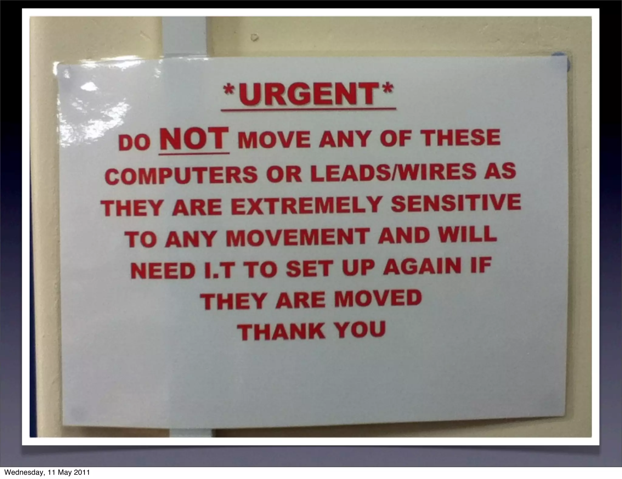 Wednesday, 11 May 2011
 