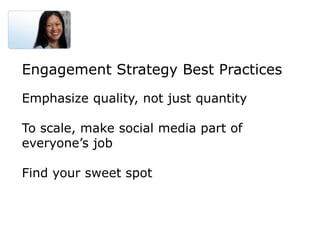 Key Finding: There is clearly a correlation and connection between deep social media engagement and financial performance. Report Available: http://www.engagementdb.com/