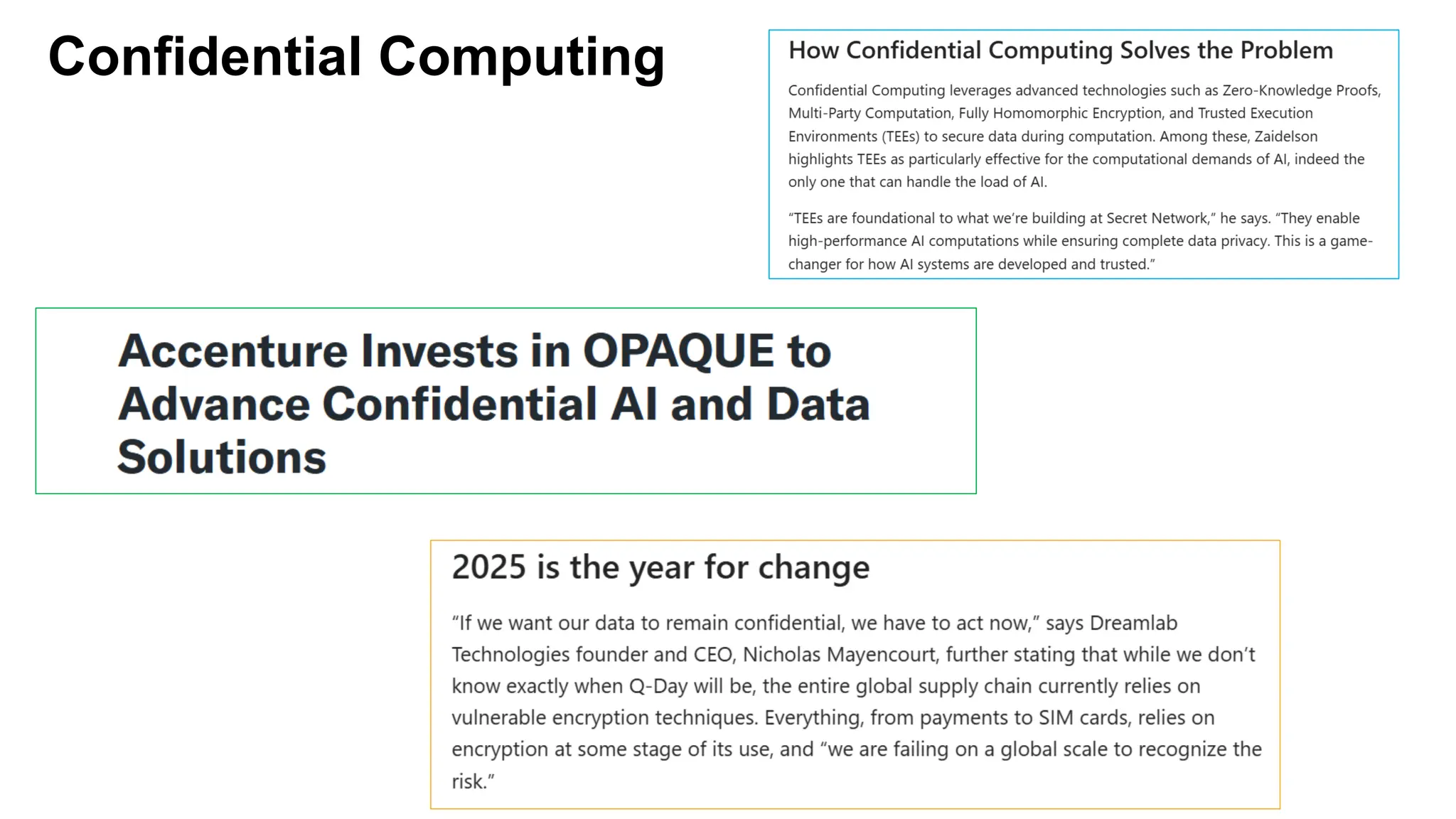 291 ©Copyright 2015 ISACA. All rights reserved.
291 ©Copyright 2015 ISACA. All rights reserved.
Confidential Computing
 
