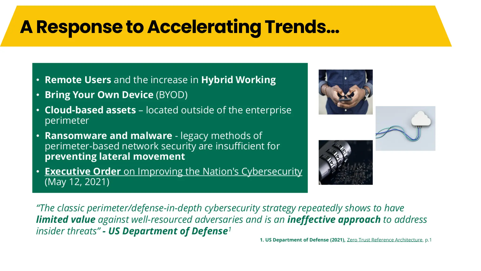 A Response to Accelerating Trends…
 