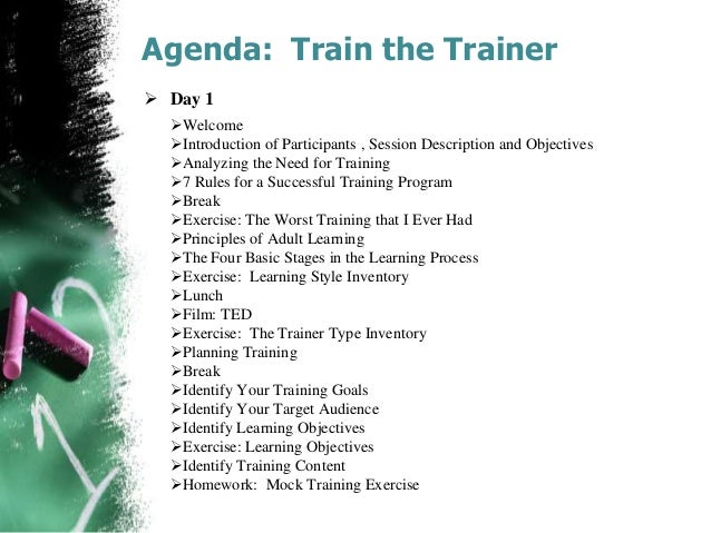 train the trainer