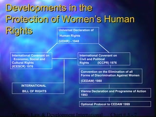 Slides for unit 3 women's human rights | PPT