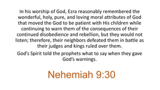 Study Slides For Nehemiah 9