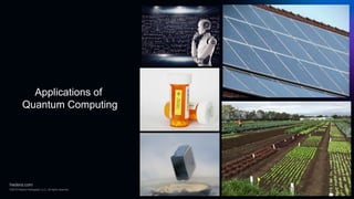 Applications of
Quantum Computing
 