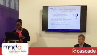 Photos from MND Association Presentation at the CIPD HR Software Show