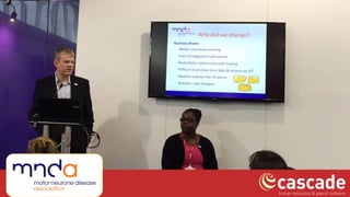 Photos from MND Association Presentation at the CIPD HR Software Show