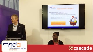 Photos from MND Association Presentation at the CIPD HR Software Show