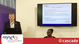 Photos from MND Association Presentation at the CIPD HR Software Show