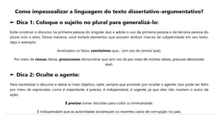 SLIDES FUNÇÕES DA LINGUAGEM E IMPESSOALIDADE