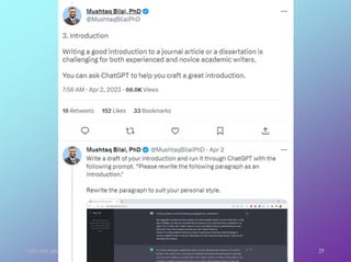 Let's talk about GPT: A crash course in Generative AI for researchers - @steven2358 29
 