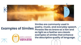 Difference between a metaphor and a simile