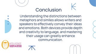 Difference between a metaphor and a simile