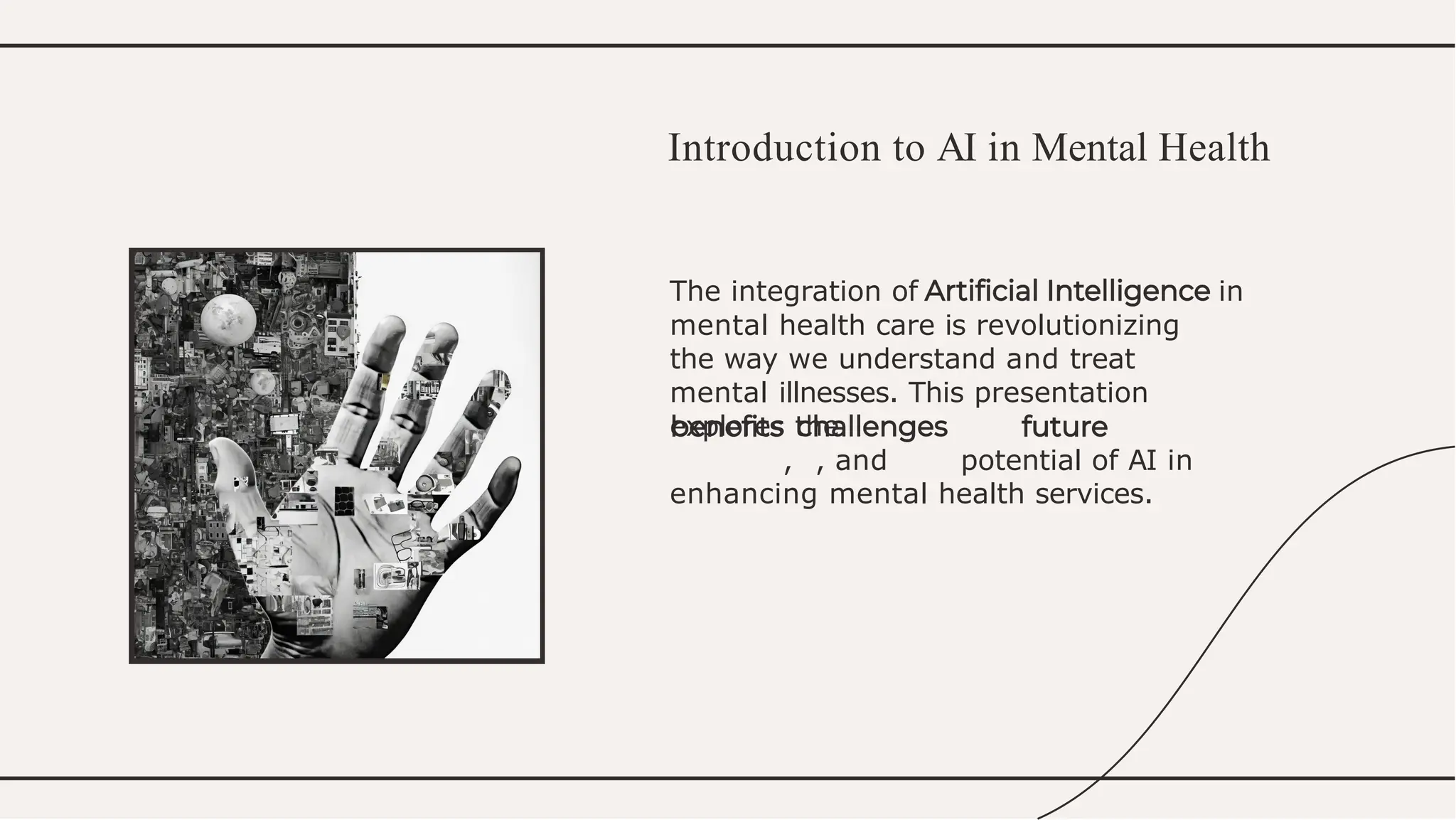Artificial Intelligence in Mental Health .pptx