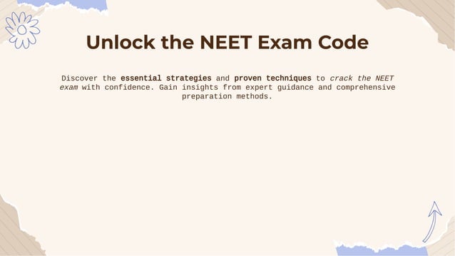 unlocking the neet code a comprehensive guide | PPT
