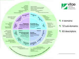 4 domains 12 sub-domains 63 descriptors 