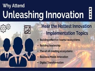 Unleashing Innovation Summit, Amsterdam 2016