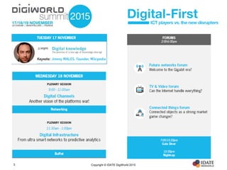 Copyright © IDATE DigiWorld 20153
 