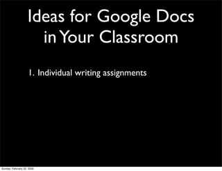 Google Apps to Engage Reading & Writing