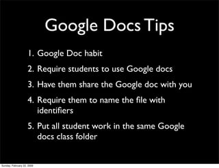 Google Apps to Engage Reading & Writing