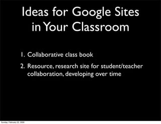 Google Apps to Engage Reading & Writing