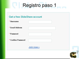 Registro paso 1

 
