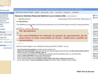 Como publicar apresentações no SlideShare