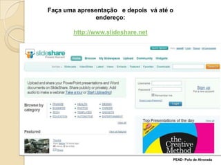 Como publicar apresentações no SlideShare