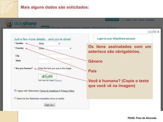 Como publicar apresentações no SlideShare